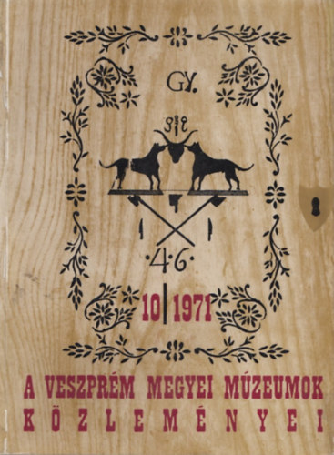 Uzsoki Andrs - A Veszprm Megyei Mzeumok kzlemnyei 10/1971