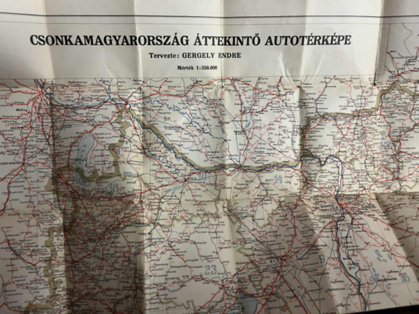Csonkamagyarorszg ttekint auttrkpe 1: 550 000 terv: Gergely Mihly