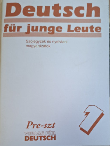 Roland Schpers - Deutsch fr junge Leute 1.