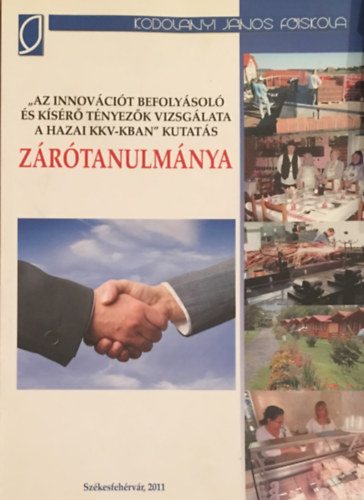 Csath Magdolna  (szerk.) - "Az innovcit befolysol s ksr tnyezk vizsglata a hazai KKV-kban" kutats zrtanulmnya