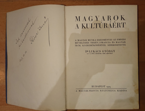 Dr. Luk�cs Gy�rgy  (szerk.) - Magyarok a kult�r��rt