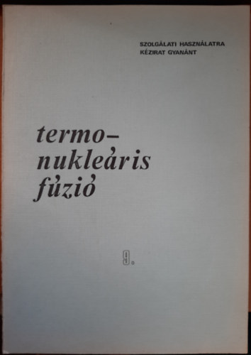 Hrehuss Gyula - Termonukle�ris f�zi� 9.