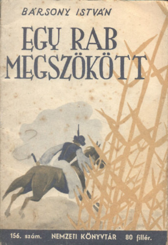Brsony Istvn - Egy rab megszktt (Nemzeti knyvtr 156. szm)