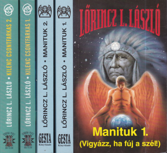 Leslie L. Lawrence - Kilenc csontfarkas I-II. + Manituk 1-2. (2 m�, n�gy k�tetben)