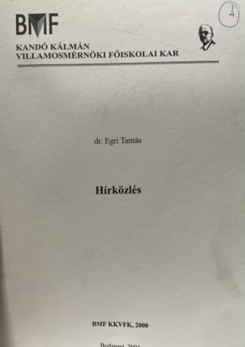 Egri Tams dr. - Hrkzls (Kand Klmn Villamosmrnki Kar)
