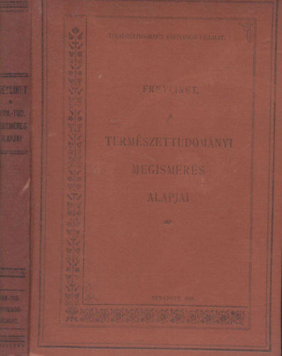 C.de Freycinet - A termszettudomnyi megismers alapjai (Analzis-Mechanika)