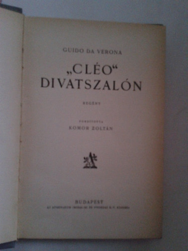 Guido Da Verona - "Clo" Divatszaln