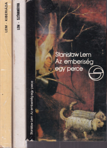 Stanislaw Lem - 3 db. Lem k�tet (Az emberis�g egy perce (M�rleg) + Sz�nan�tha + Kiberi�da)