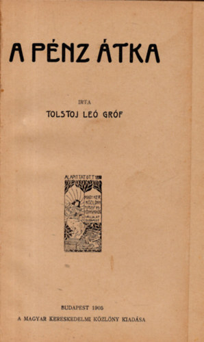 Tolstoj Le - A pnz tka