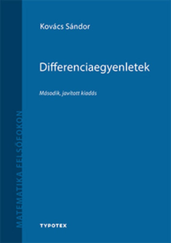 Kov�cs S�ndor - Differenciaegyenletek