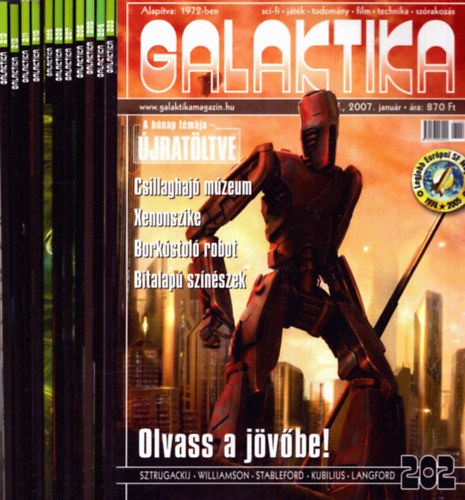 Burger István (főszerk.) - Galaktika 2007/1-12. (teljes évfolyam számonként, 202-213. számok)