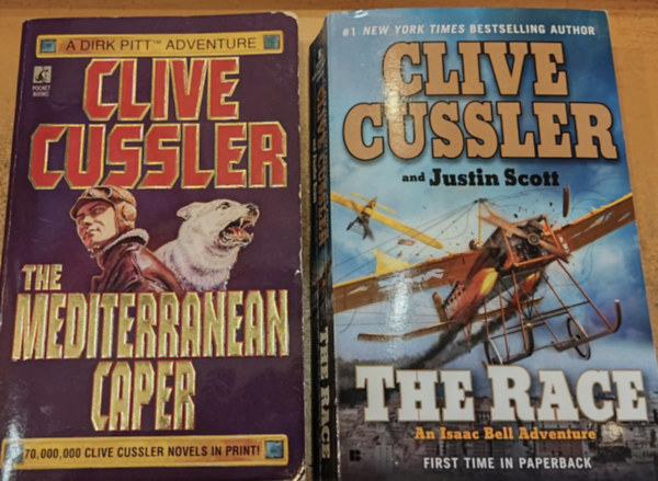 Clive Cussler - 2 db Clive Cussler: The Mediterranean Caper + The Race