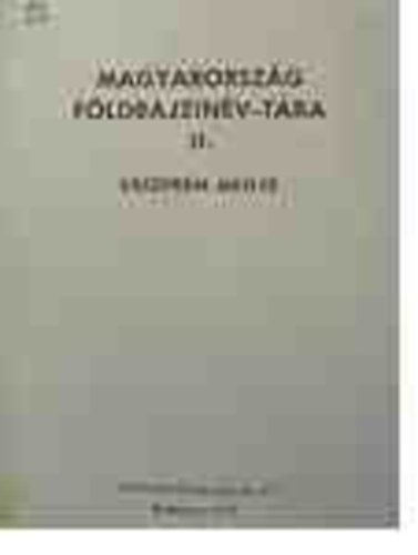 Magyarorszg fldrajzinv-tra II. Veszprm megye