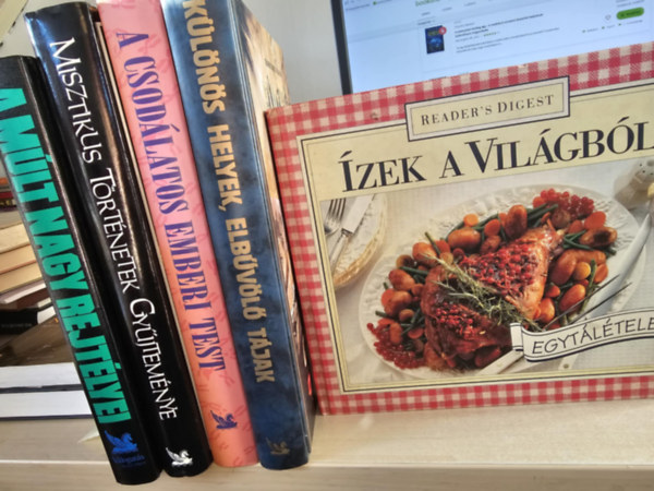 Reader's Digest Kiad Kft. - 5db album, KNYVMENT AJNLAT: zek a vilgbl+ Klns helyek, elbvl tjak+ A csodlatos emberi test+ Misztikus trtnetek gyjtemnye+ A mlt nagy rejtlyei