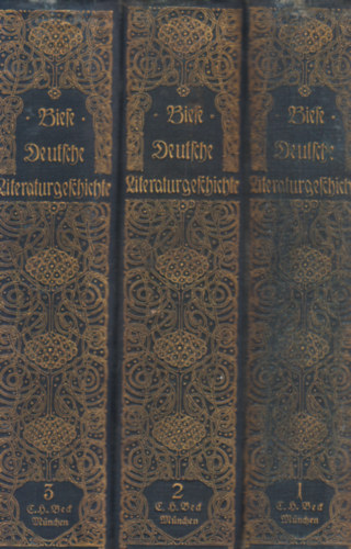 Alfred Biese - Deutsche Literaturgeschichte I-III.
