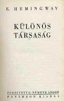 Ernest Hemingway - Klns trsasg