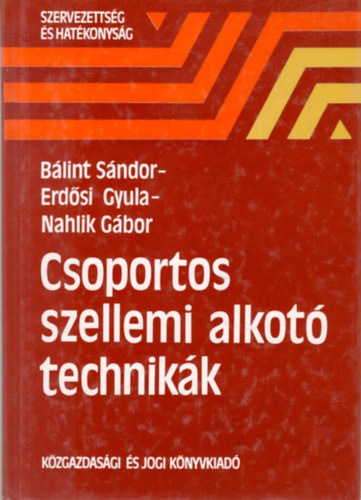 B�lint-Erd�si-Nahlik - Csoportos szellemi alkot� technik�k