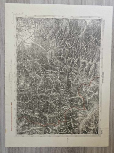 Csik-Ménaság térkép 1:75.000