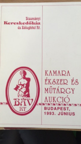ismeretlen - Kamara kszer s mtrgy aukci 1993. jnius