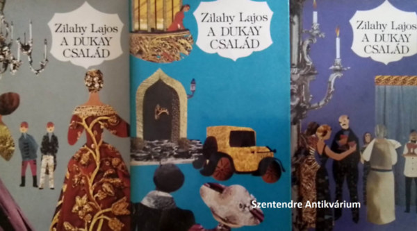 Gyri Jnos  Zilahy Lajos (szerk.) - A bbor vszzad, Rzmetszet alkonyat, A dhdt angyal (A Dukay-csald I-III.) Sajt kppel! szent. antikv.