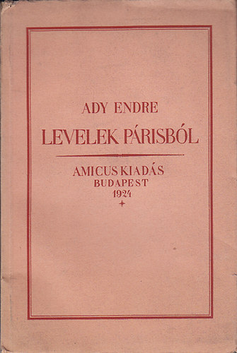 Ady Endre - Levelek Párisból