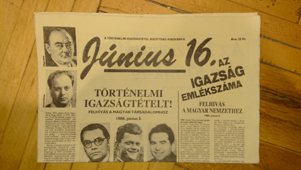 Június 16. - Az igazság emlékszáma