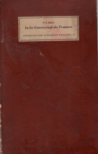 S. I. Agnon - In der Gemeinschaft der Frommen - nmet nyelv