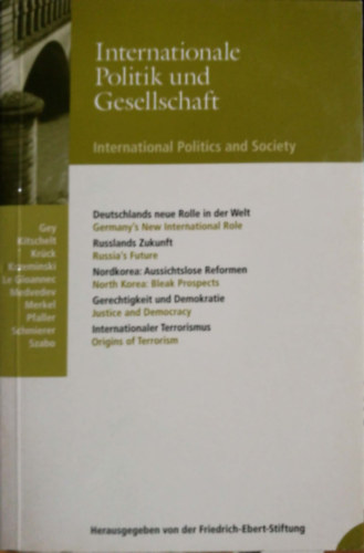 Internationale Politik und Gesellschaft   - International Politics and Society