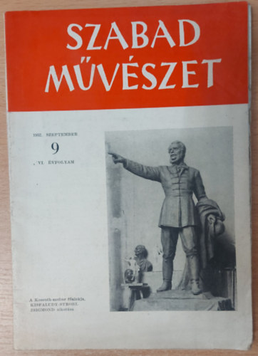 Szabad M�v�szet VI. �vfolyam 9. sz�m 1952. szeptember