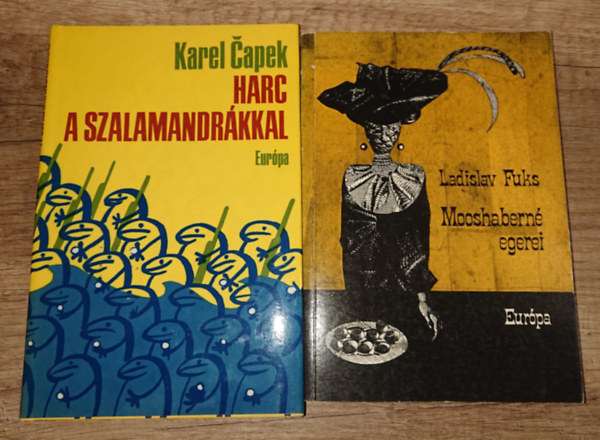 Karel Capek Ladislav Fuks - 2 remek cseh regény: Harc a szalamandrákkal, Mosshaberné egerei