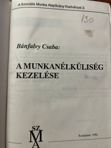 B�nfalvy Csaba - A munkan�lk�lis�g kezel�se