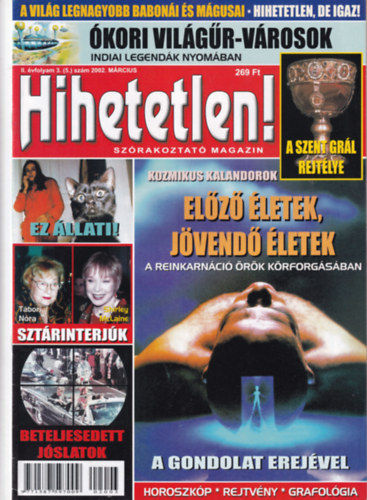 Hihetetlen! magazin II. vfolyam 3. (5.) szm 2002. mrcius