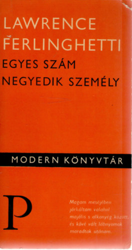 Lawrence Ferlinghetti - Egyes szm negyedik szemly