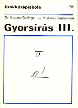 Dr. Kappa Gyrgy - Gyorsrs III. NT-58247