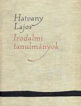 Hatvany Lajos - Irodalmi tanulmnyok I-II.