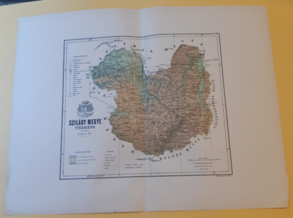Gönczy Pál - Kogutowicz Manó - Szilágy Megye térképe