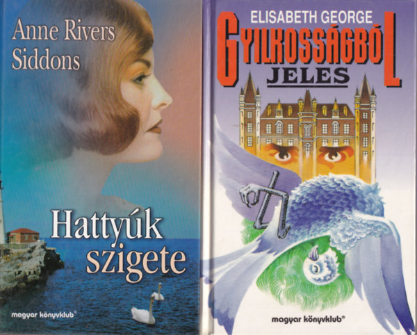 Anne Rivers Siddons - 2 db Krimi knyv: Hattyk szigete +Gyilkossgbl jeles