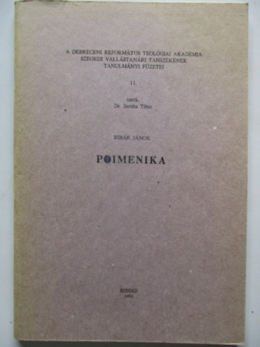 Dr. Czegl�di S�ndor - Poimenika