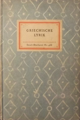Griechische Lyrik