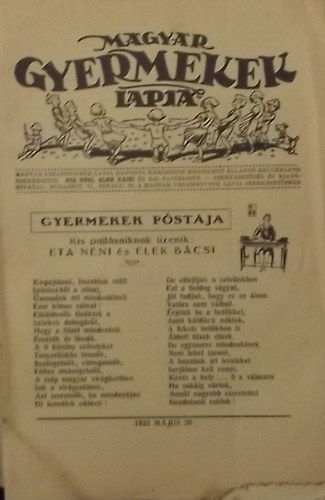 Eta nni-Elek bcsi - Magyar Gyermekek Lapja 1933 mjus 20.