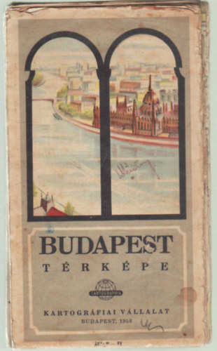 Budapest térképe 1961