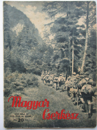 Magyar Cserksz 1935. Mj. 15. XVI. vf. 18. szm
