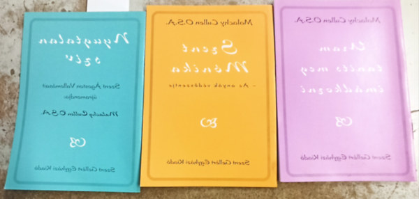 Malachy Cullen O.S.A. - 3 db vall�s: Nyugtalan sz�v +Szent M�nika +Uram tan�ts meg im�dkozni