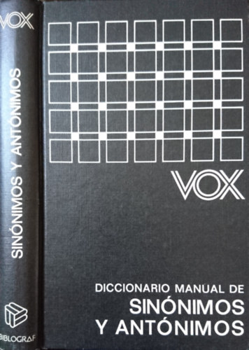 Vox Diccionario manual del sin�nimos y ant�nimos