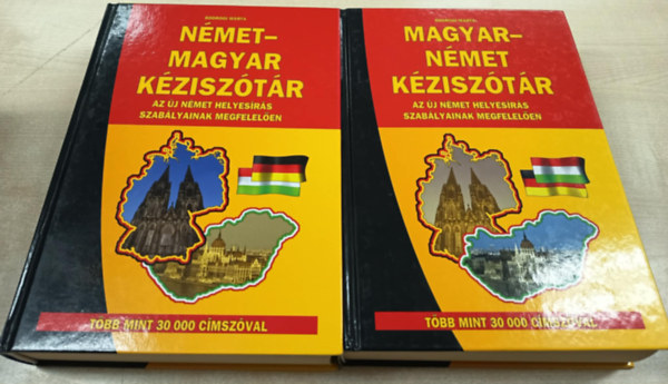 Bodrogi Márta (szerk.) - Német-magyar / magyar-német kéziszótár (2 kötet)