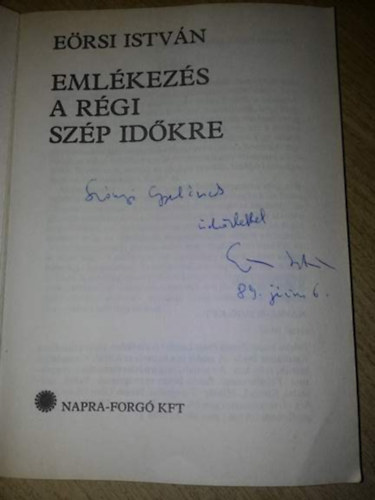 E�rsi Istv�n - Eml�kez�s a r�gi sz�p id�kre