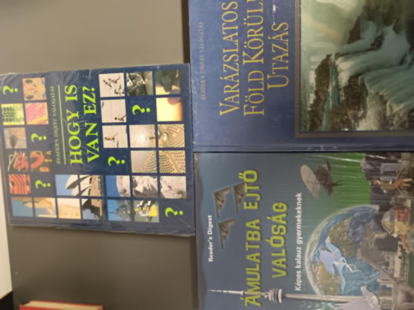 3db Reader's Digest album:  mulatba ejt valsg + Varzslatos fld krli utazs+Hogy is van ez?