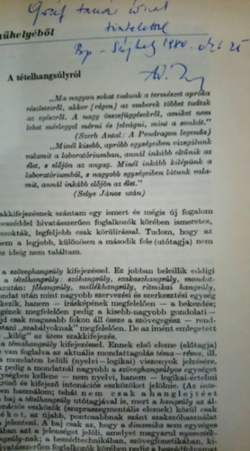 Wacha Imre - A t�telhangs�lyr�l - Dedik�lt!