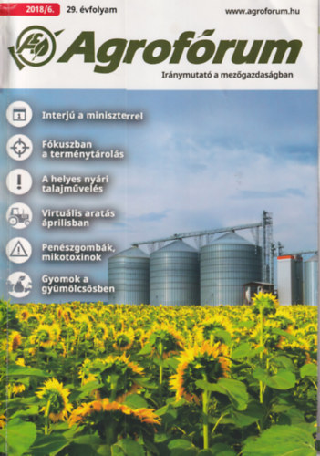 Dr. Bakonyi Istv�n, Dr. Birk�s M�rton �rend�s Tam�s - 2 db Agrof�rum 2018/5-6. sz�m