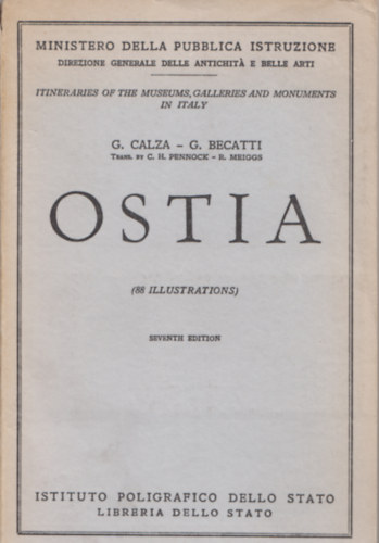 G. Becatti G. Calza - Ostia